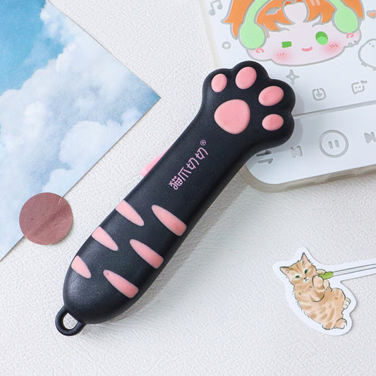 Meowkit Retractable Cat Claw Knife Cute Cat Box Cutter